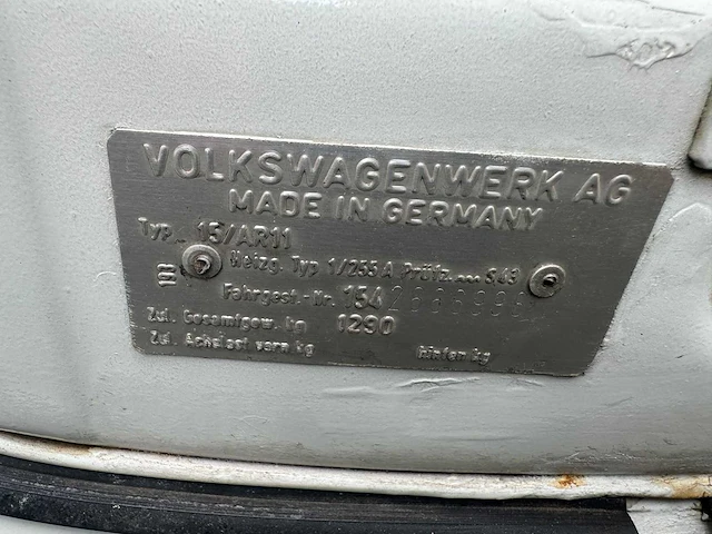 1974 - volkswagen kever karmann cabrio - oldtimer - afbeelding 32 van  53