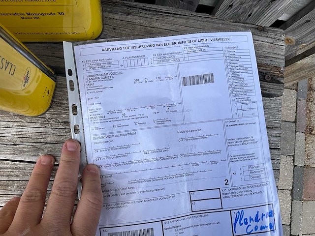 1974 flandria comet 4 - afbeelding 15 van  22