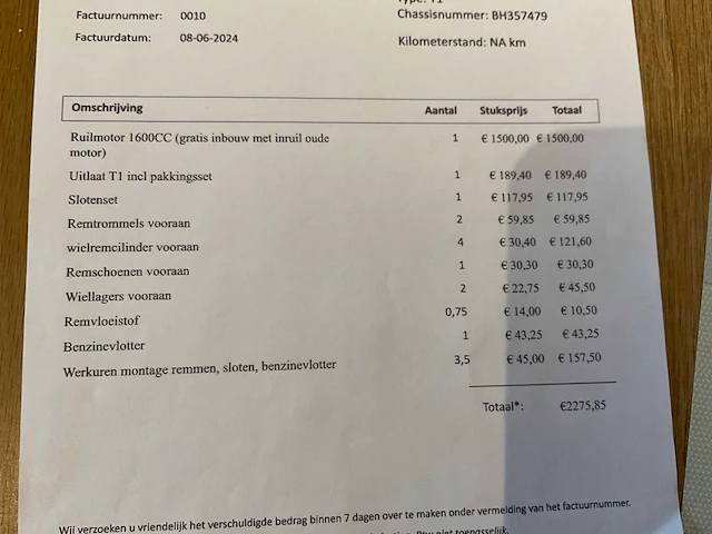 1974 volkswagen t1 camper oldtimer - afbeelding 50 van  51