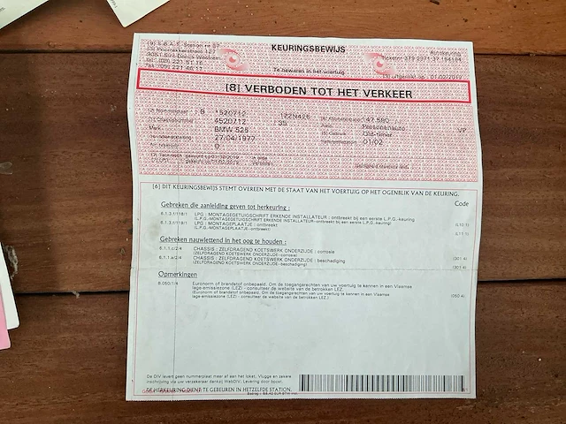 1977 - bmw 525 oldtimer - afbeelding 29 van  40