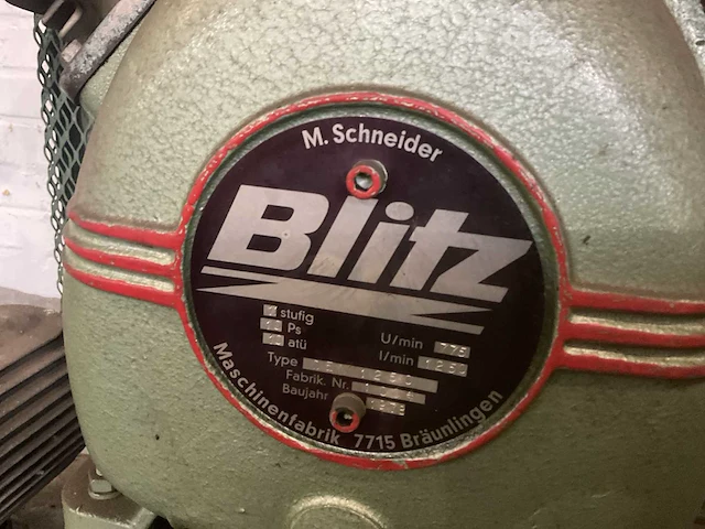 1978 blitz den1250 luchtcompressor - afbeelding 6 van  6