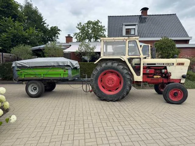 1978 david brown 1210 tractor + kipper - afbeelding 48 van  48