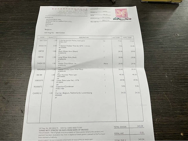 1978 ferrari 308 gtb-auto - afbeelding 46 van  55