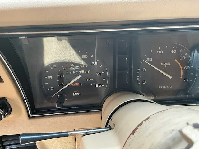 1980 chevrolette corvette c3(amper 7900km) - afbeelding 13 van  46