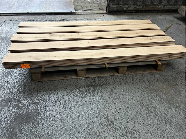 19.80 m² eiken planchetten 14mm - afbeelding 1 van  4