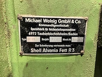 1980 michael weinig h 22 b vierzijdige profileer- en schaafmachine - afbeelding 30 van  51