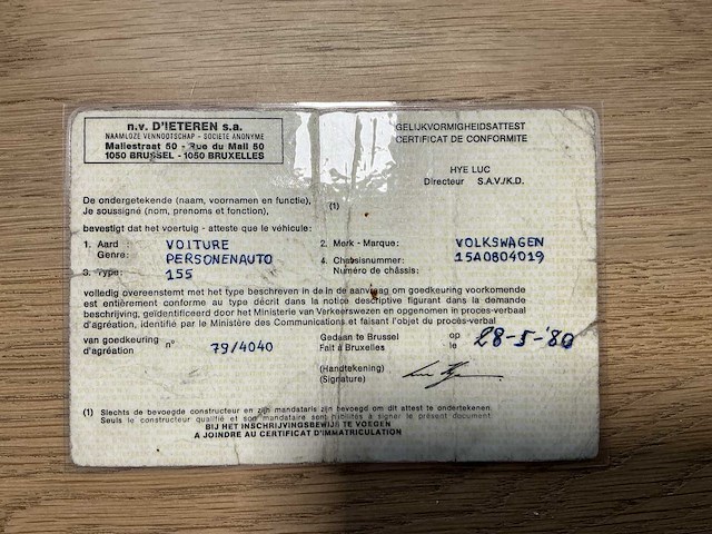 1980 volkswagen golf 1 cabrio met waardeverslag! - afbeelding 37 van  45