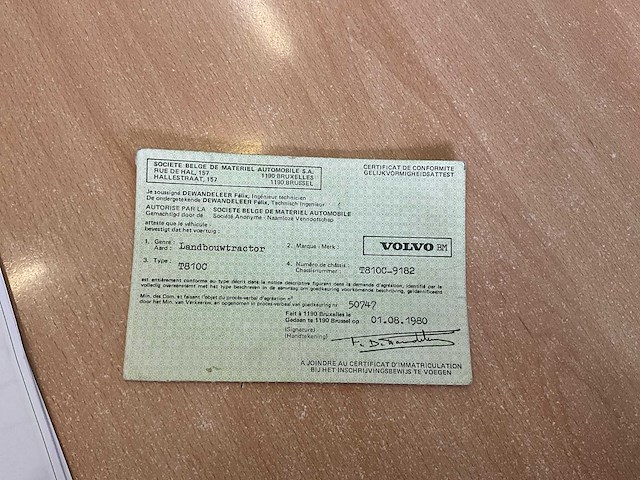 1980 volvo bm t810c - landbouwtractor - afbeelding 12 van  42
