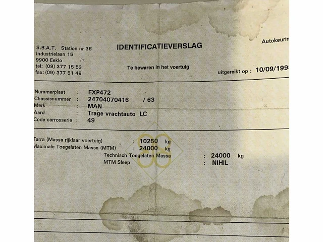 1981 man f90 trage vrachtwagen - afbeelding 33 van  40