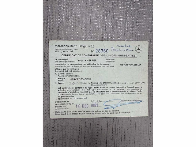 1982 mercedes benz w123 2.0l diesel oldtimer - afbeelding 64 van  68