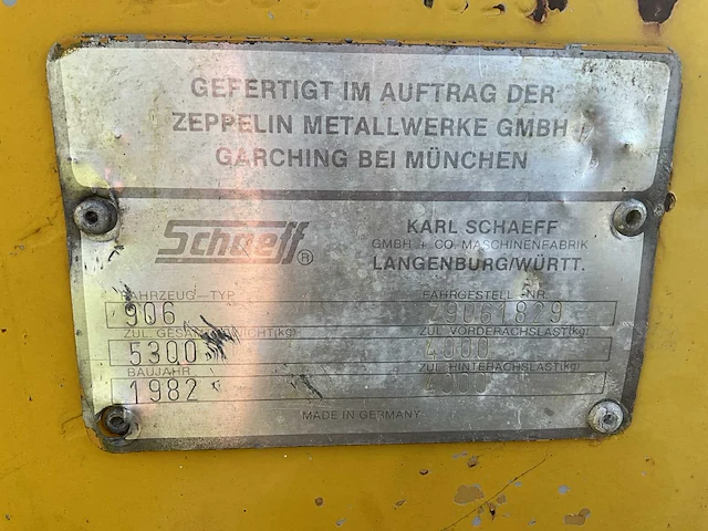 1982 schaeff 906 shovel - afbeelding 25 van  31