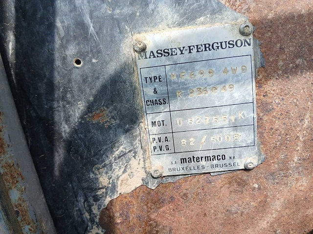 1984 massey ferguson 698 - afbeelding 7 van  35