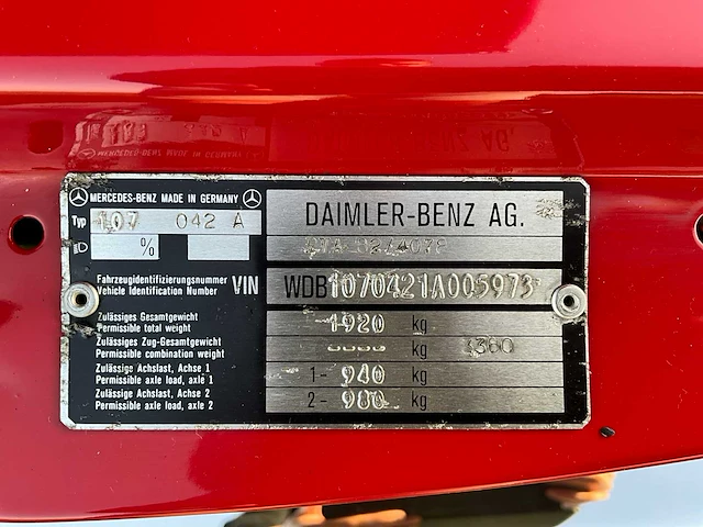 1984 mercedes-benz 280sl - afbeelding 36 van  67