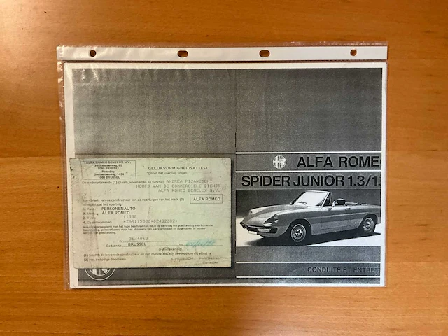 1985 alfa romeo spider junior oldtimer - afbeelding 18 van  25