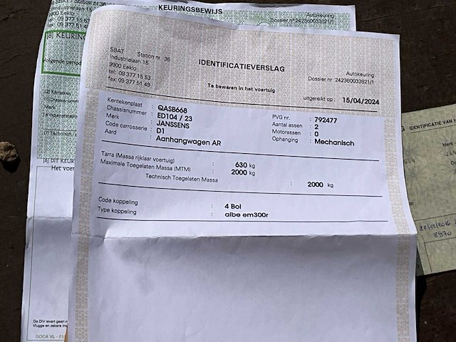 1985 jansens aanhangwagen - afbeelding 10 van  18