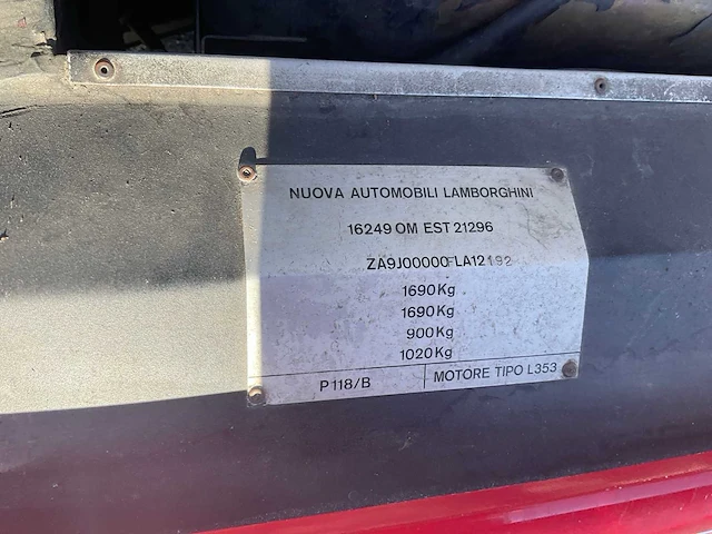 1985 lamborghini jalpa 3.5l v8 - afbeelding 17 van  27