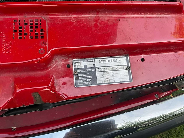 1986 - mercedes-benz 300sl - oldtimer - afbeelding 11 van  53