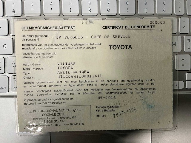 1986 toyota mr oldtimer - afbeelding 35 van  42