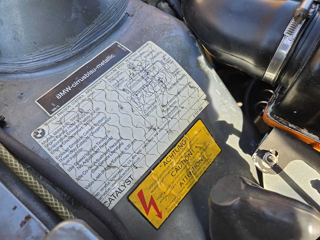 1987 bmw 635 csi oldtimer - afbeelding 21 van  36