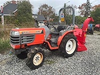 1987 granbia gb18 minitractor met 2020 bel-agro bx42 hakselaar - afbeelding 1 van  15