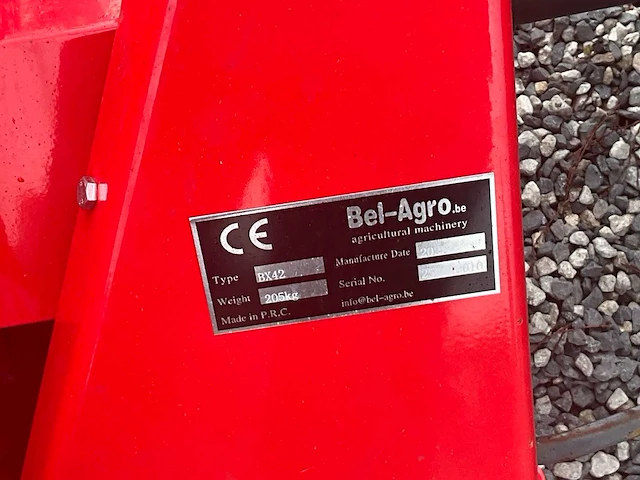 1987 granbia gb18 minitractor met 2020 bel-agro bx42 hakselaar - afbeelding 10 van  15