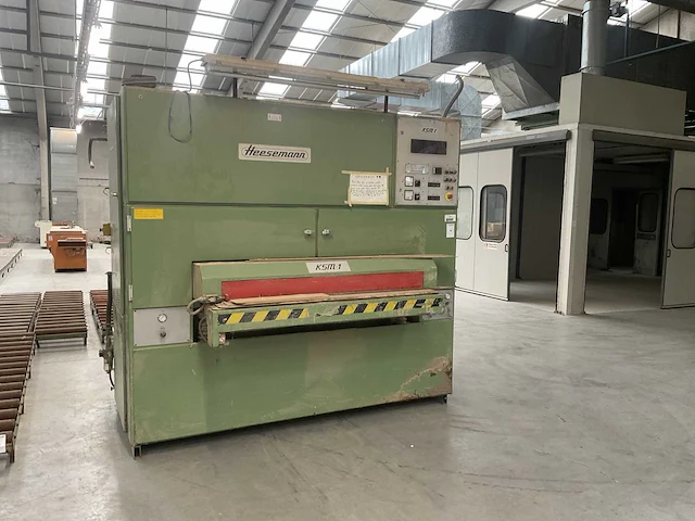 1987 heesemann ksm1 kruisbandschuurmachine- houtbewerking - houtbewerkingsmachines - afbeelding 2 van  7