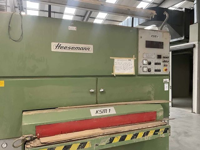 1987 heesemann ksm1 kruisbandschuurmachine- houtbewerking - houtbewerkingsmachines - afbeelding 3 van  7