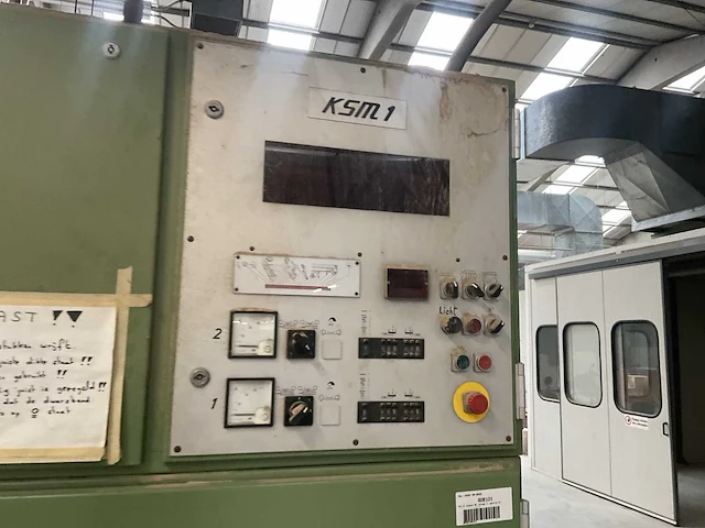 1987 heesemann ksm1 kruisbandschuurmachine- houtbewerking - houtbewerkingsmachines - afbeelding 4 van  7