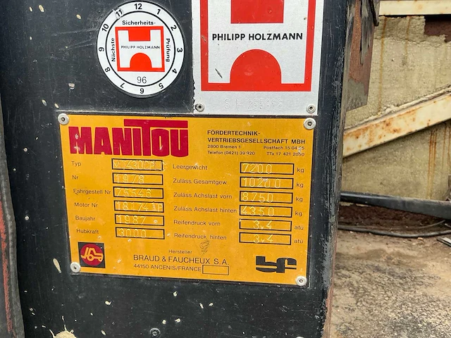 1987 manitou m430 cpt verreiker - afbeelding 24 van  47