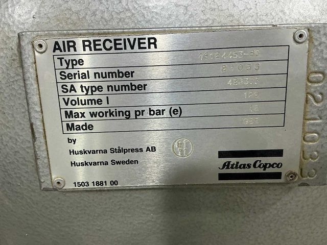 1988 atlas copco le06 luchtcompressor - afbeelding 3 van  6