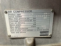 1988 atlas copco lt8 zuigercompressor - afbeelding 3 van  13