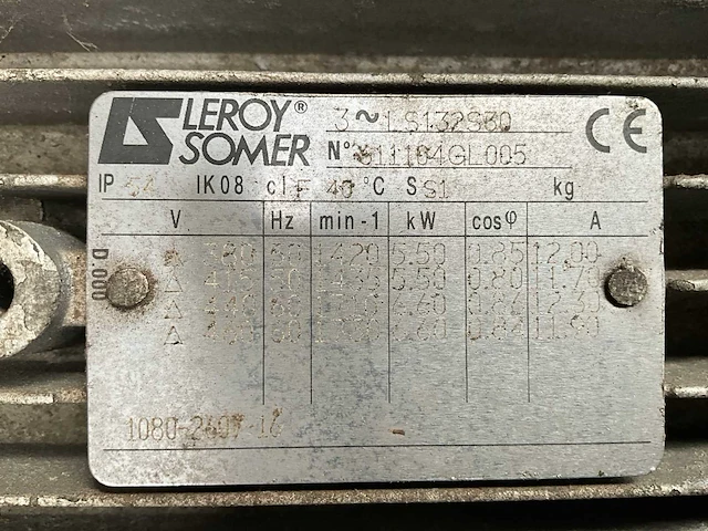 1988 atlas copco lt8 zuigercompressor - afbeelding 4 van  13