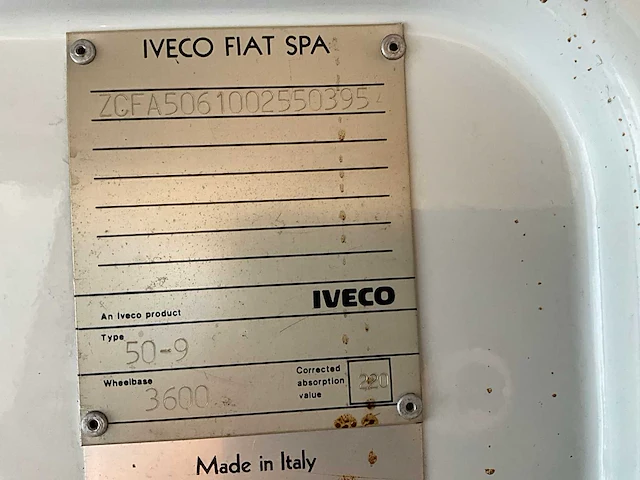 1988 iveco zeta 50-9 brandweerwagen - afbeelding 28 van  46