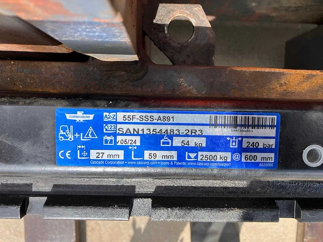 1988 linde h25d vorkheftruck - afbeelding 35 van  44