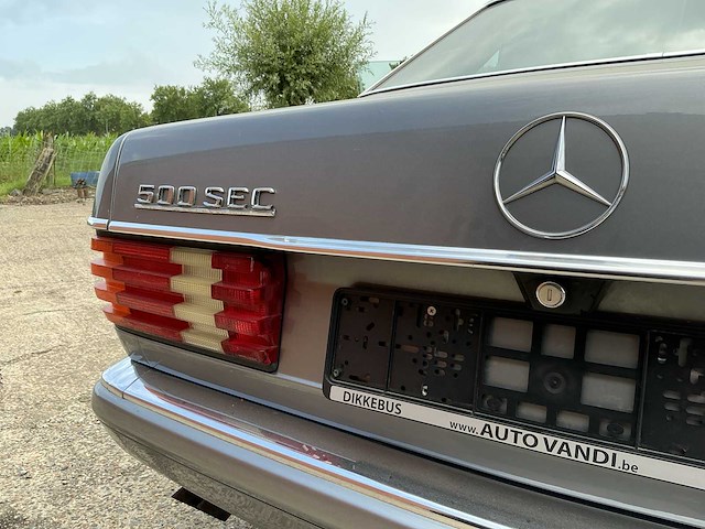 1988 mercedes 500sec v8 oldtimer - afbeelding 28 van  49