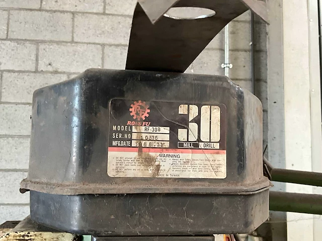 1988 rong fu rf-30b boorfreesmachine - afbeelding 5 van  35
