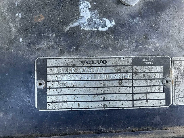 1988 volvo - 240dl - oldtimer - afbeelding 35 van  38