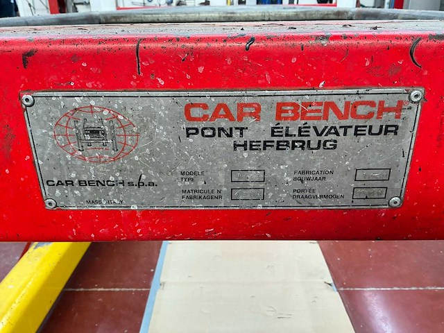 1989 car bench 102 hefbrug - richtbank - afbeelding 4 van  12