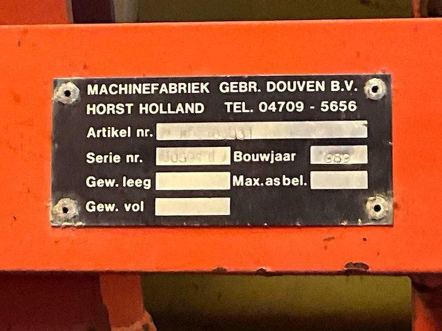 1989 douven veldspuit - afbeelding 6 van  15