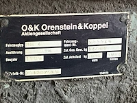 1989 o&k mh4 banden graafmachine - afbeelding 17 van  24