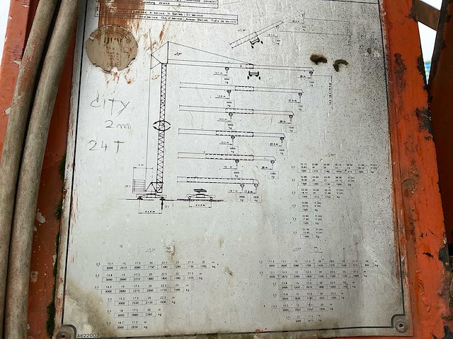 1990 arcomet t33a torenkraan - afbeelding 6 van  8