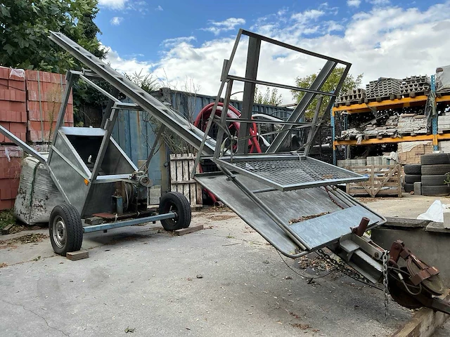 1990 bouwlift gegalvaniseerd staal 10m - afbeelding 7 van  14