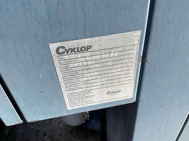 1990 cyklop ci510 palletfoliewikkelaar - afbeelding 7 van  8