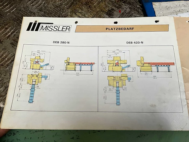 1990 missler deb420 cnc bandzaagmachine - afbeelding 14 van  21
