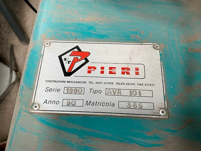1990 pieri avr 101 palletfoliewikkelaar - afbeelding 5 van  7