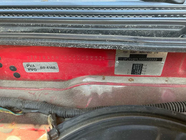1990 subaru justy oldtimer - afbeelding 32 van  42