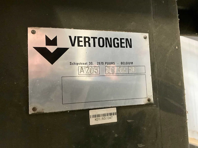 1990 vertongen az05 paneelcirkelzaagmachine - afbeelding 7 van  14