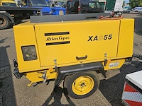 1991 atlas copco xas 55 luchtcompressor 483 uren - afbeelding 1 van  12