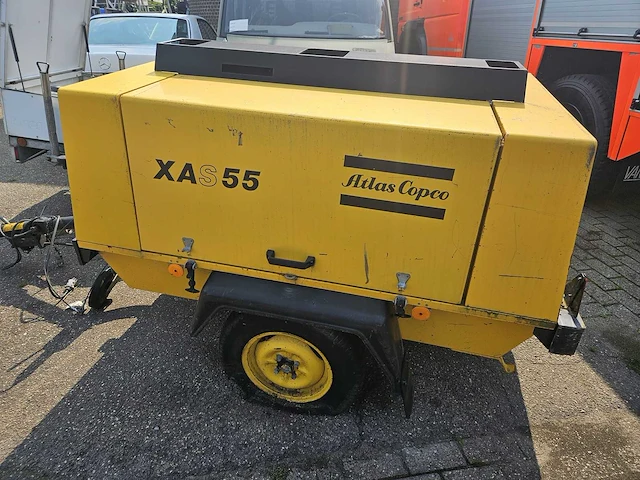 1991 atlas copco xas 55 luchtcompressor 483 uren - afbeelding 6 van  12