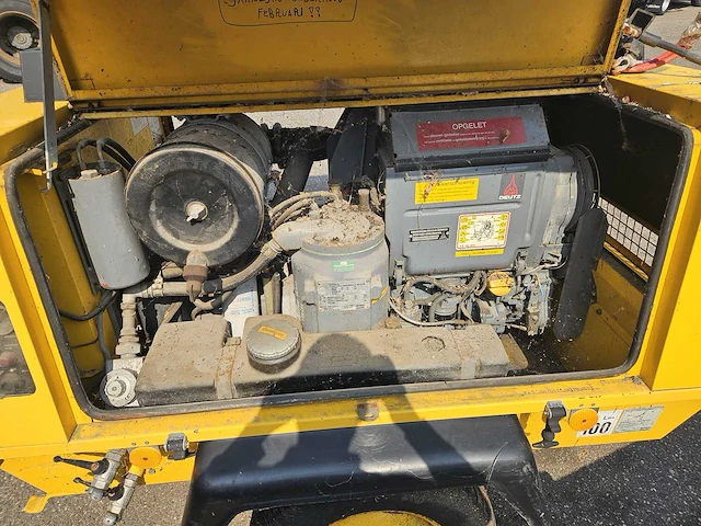 1991 atlas copco xas 55 luchtcompressor 483 uren - afbeelding 9 van  12